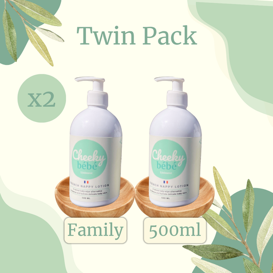 Cheeky Bébé Liniment – 500 mL - Twin Pack