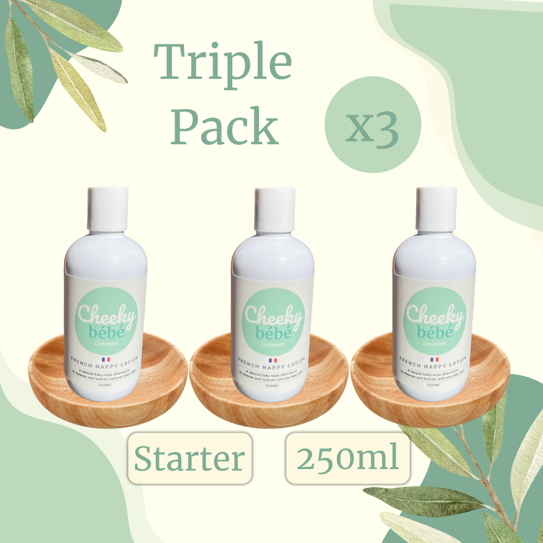 Cheeky Bébé Liniment – 250 mL - Triple pack