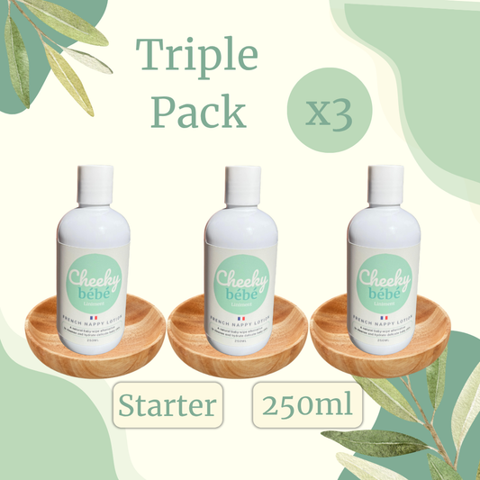 Cheeky Bébé Liniment – 250 mL - Triple pack